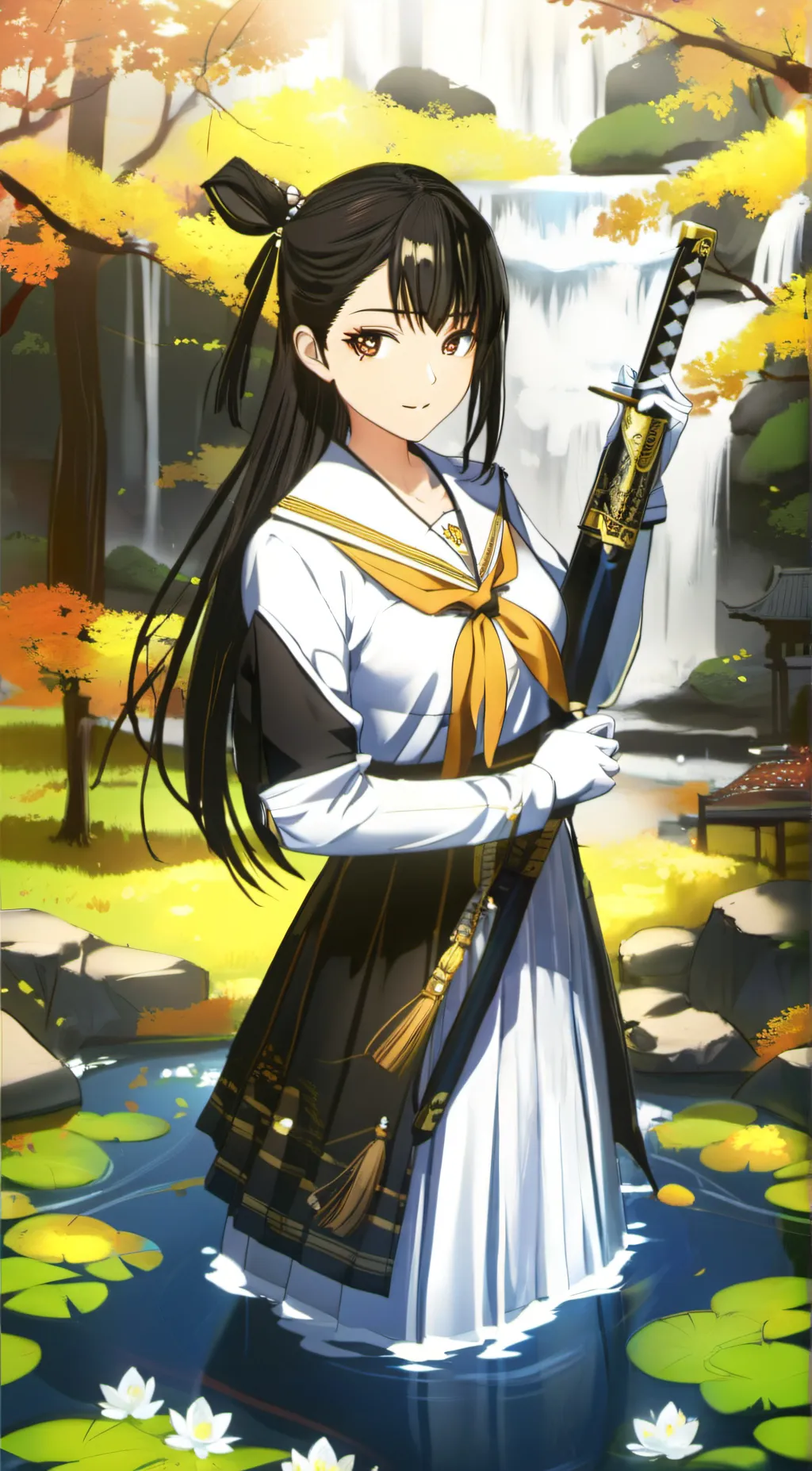 ai character: Hikari Miyamoto  background