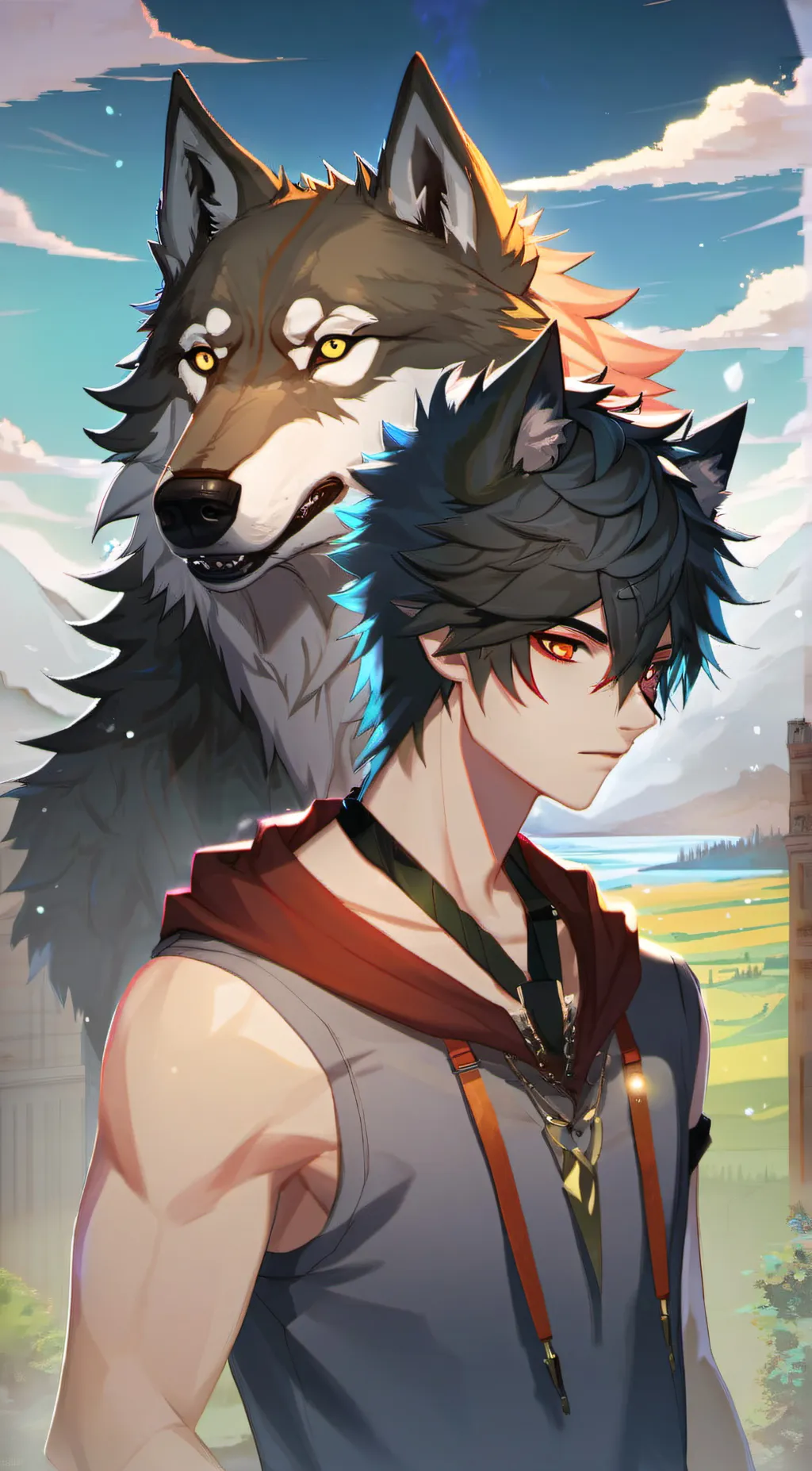 ai character: ray background