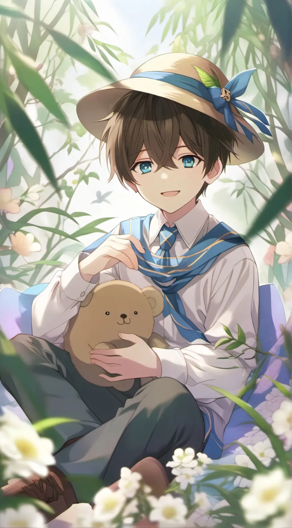 ai character: Leo background