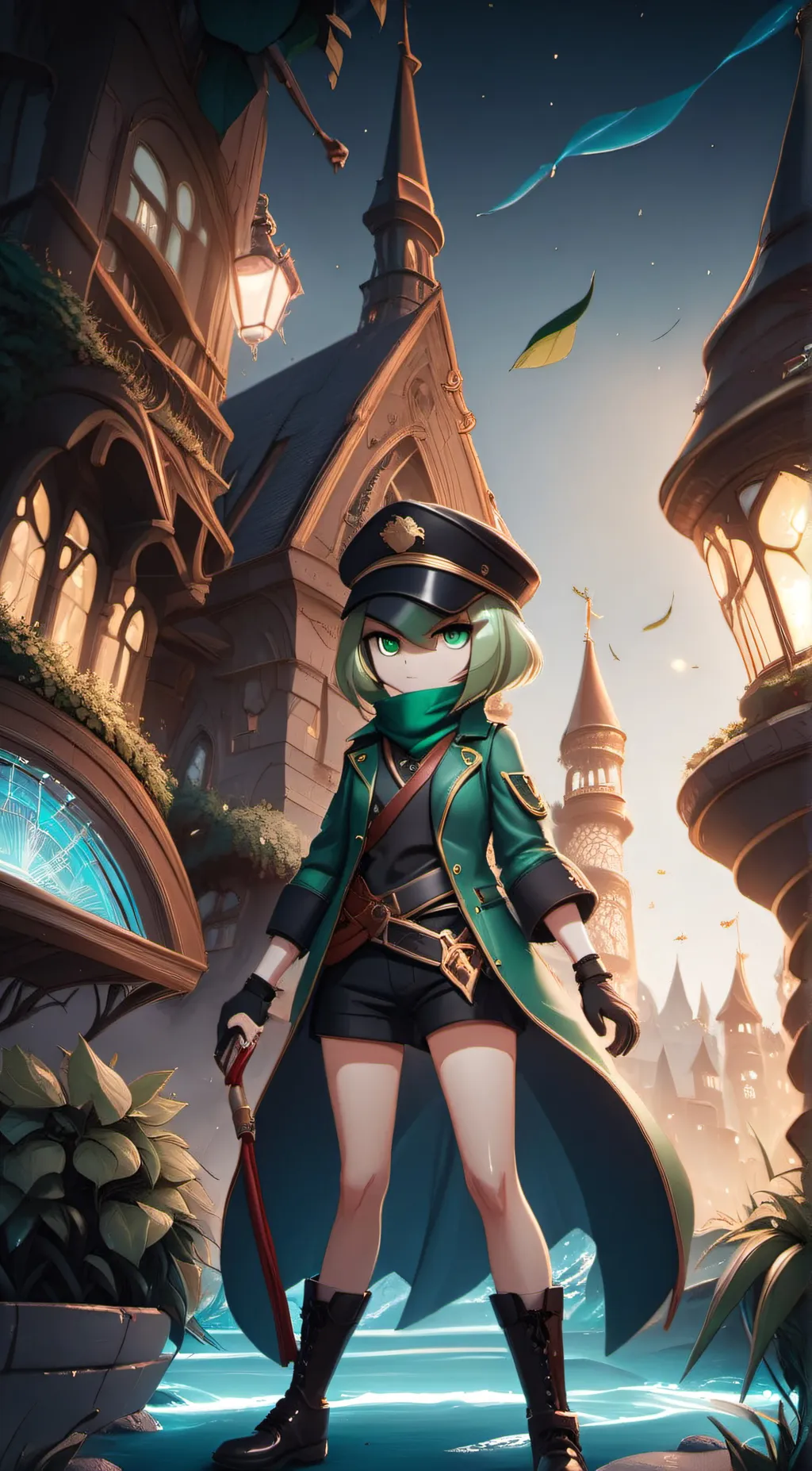 ai character: Guppies background