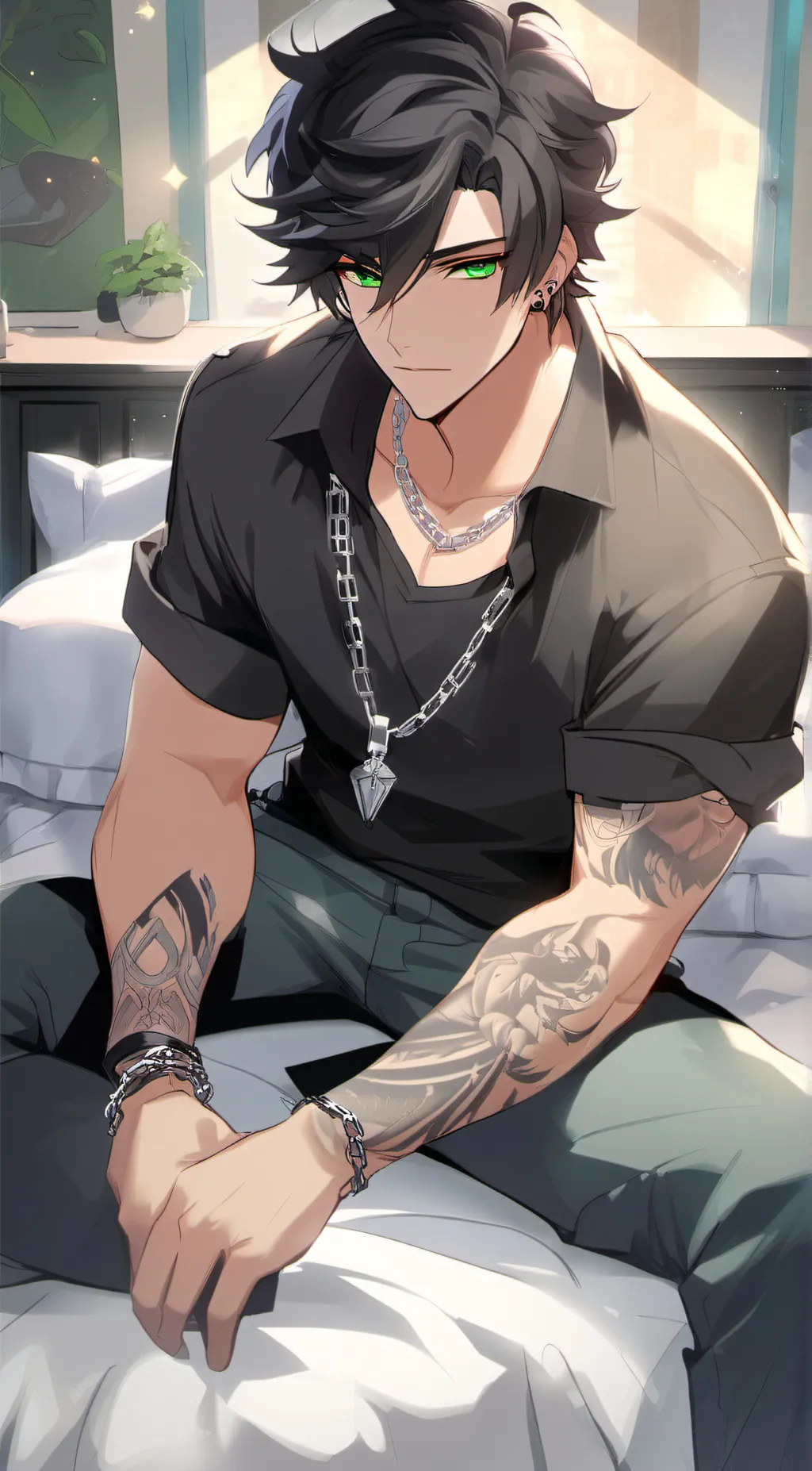 ai character: Cole Dowson  background