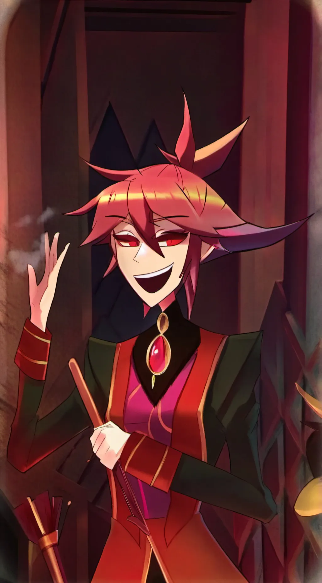 ai character: Alastor  background