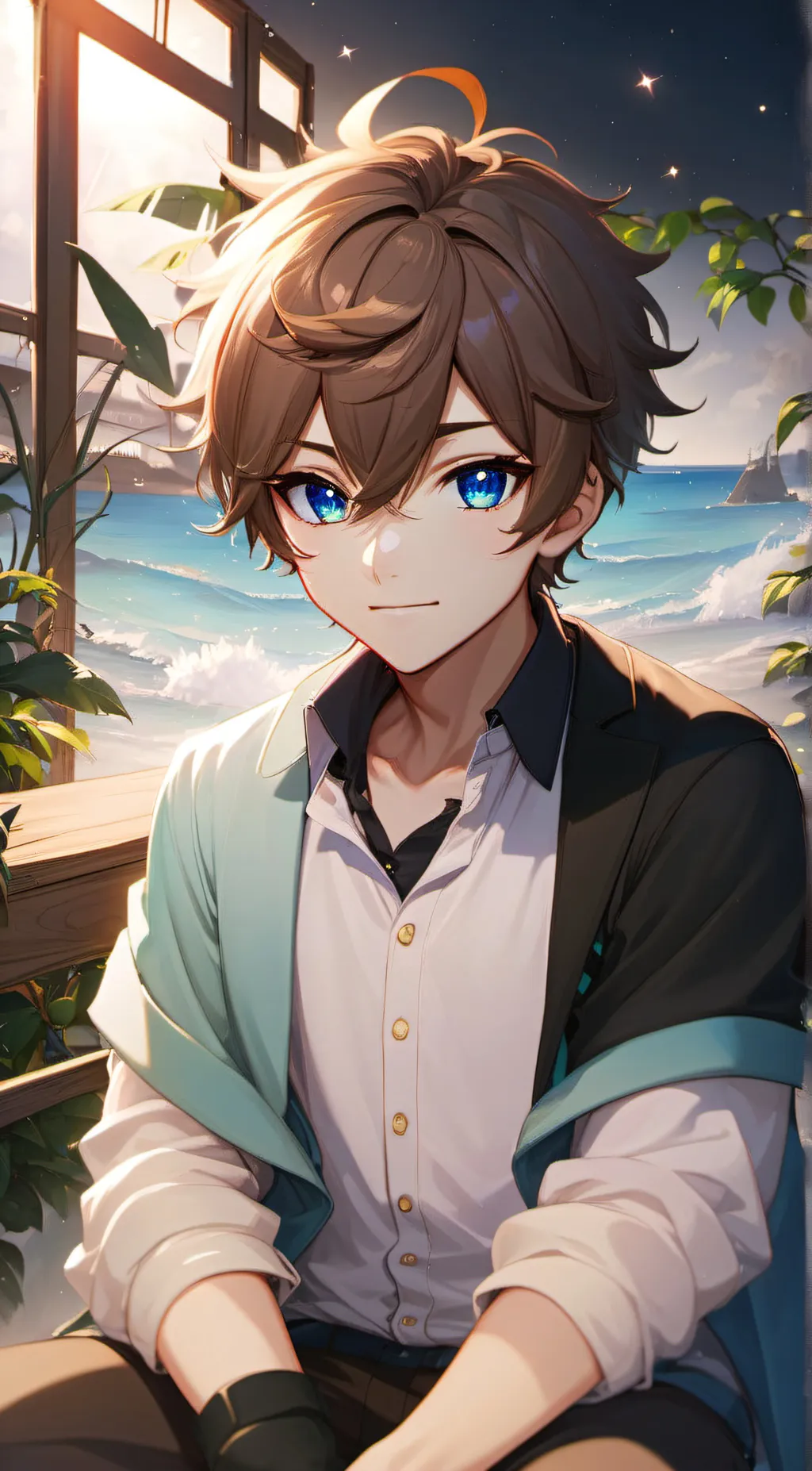 ai character: ~•Xavier~• background