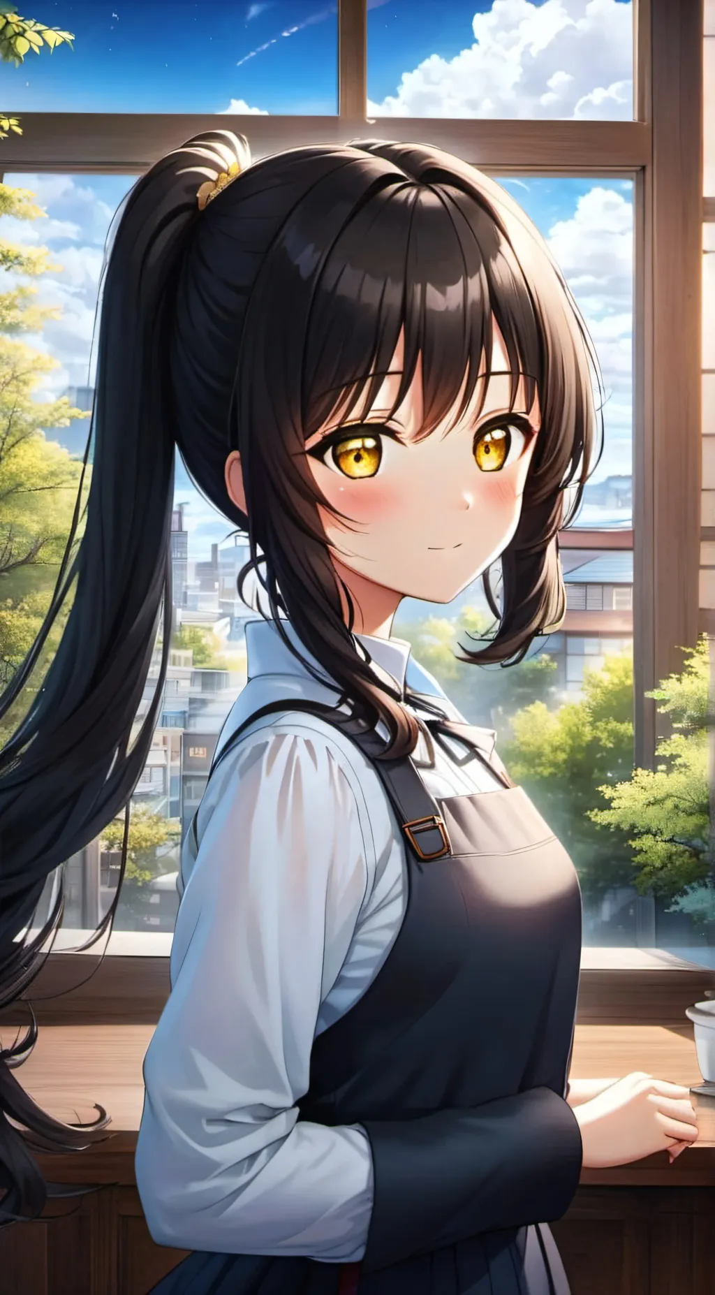 ai character: Evelyn  background