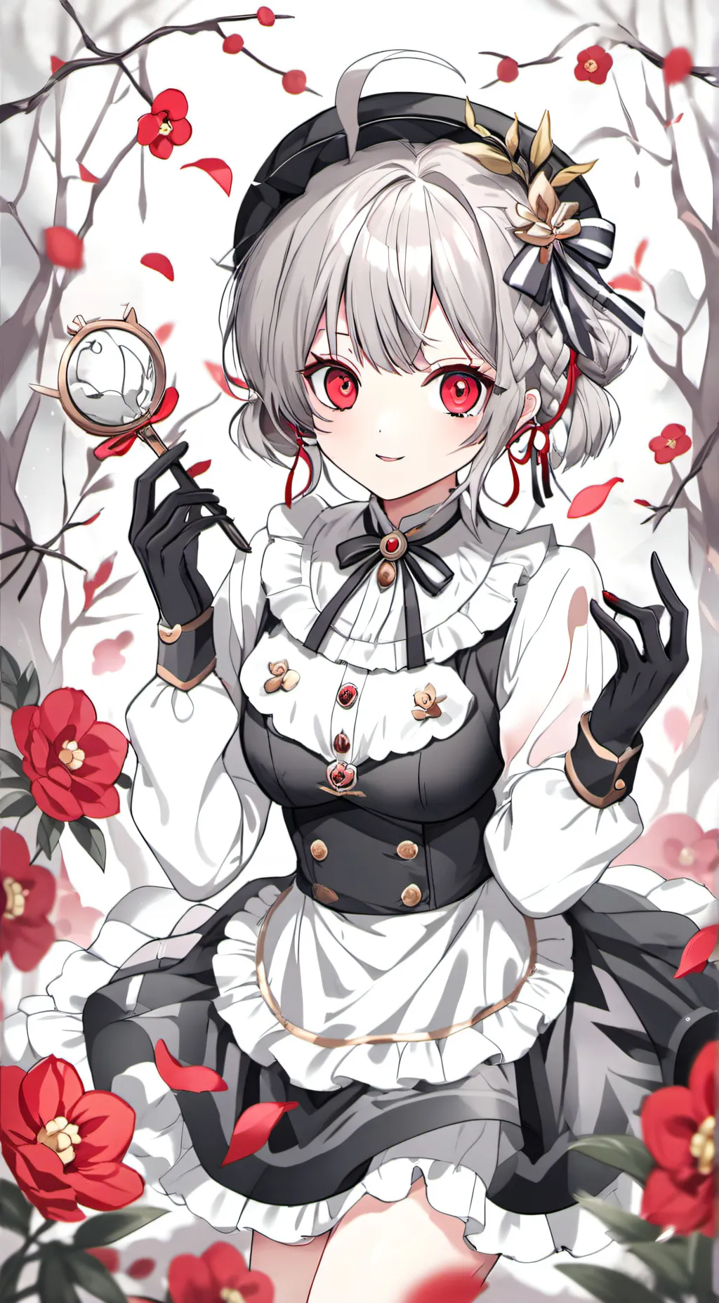 ai character: evil pomni.  background