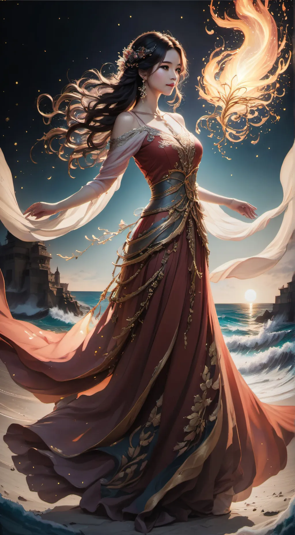 ai character: Serafina background