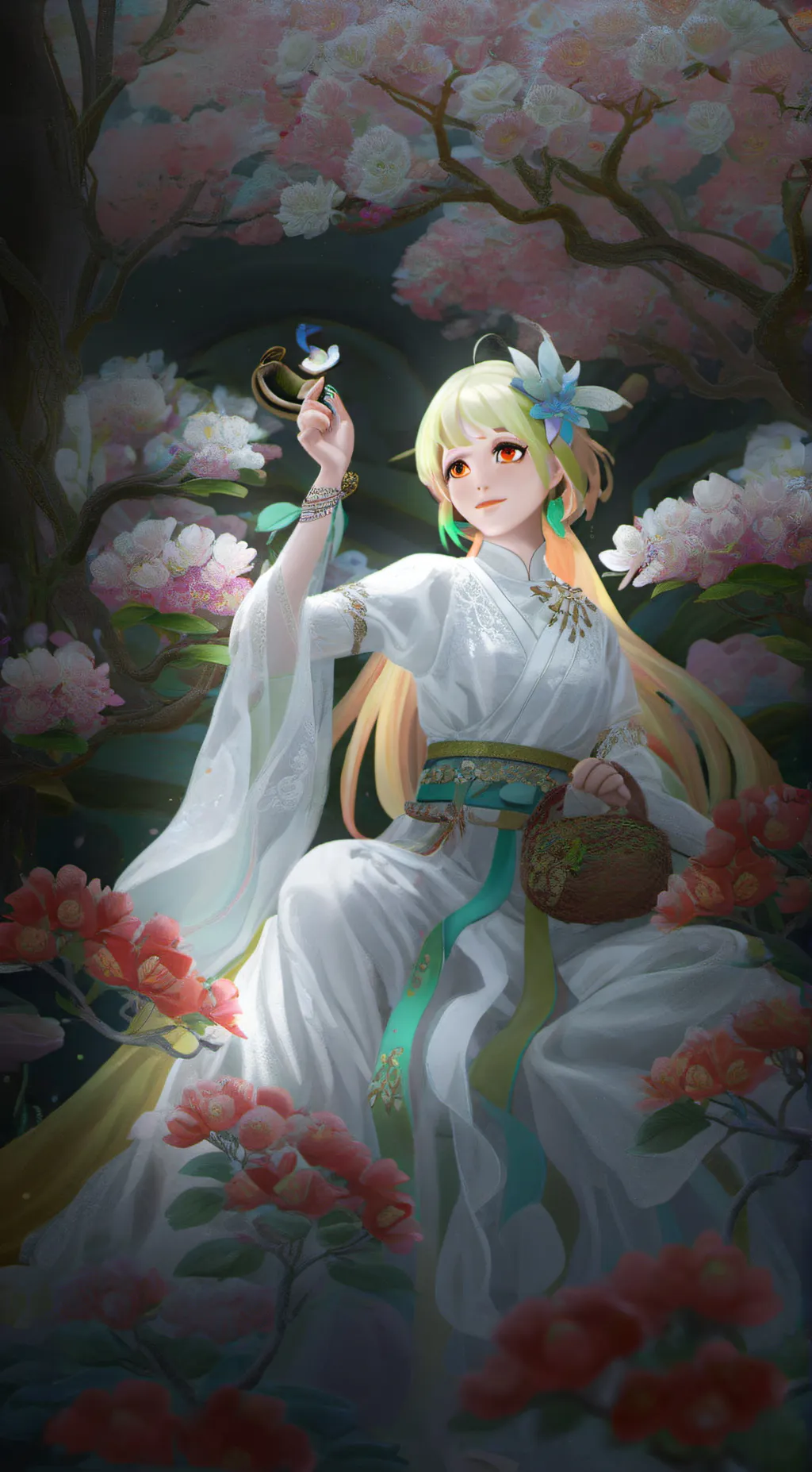 ai character: hashira  background