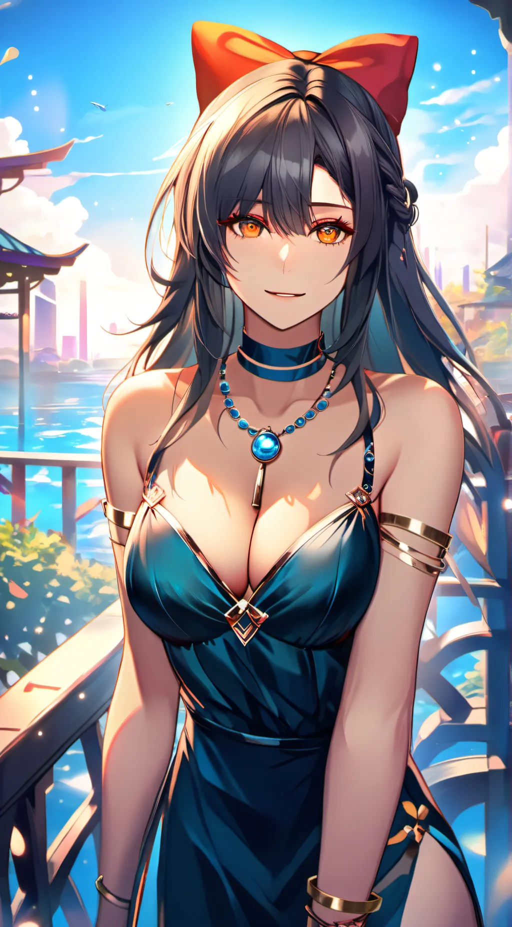 ai character: Boobs background