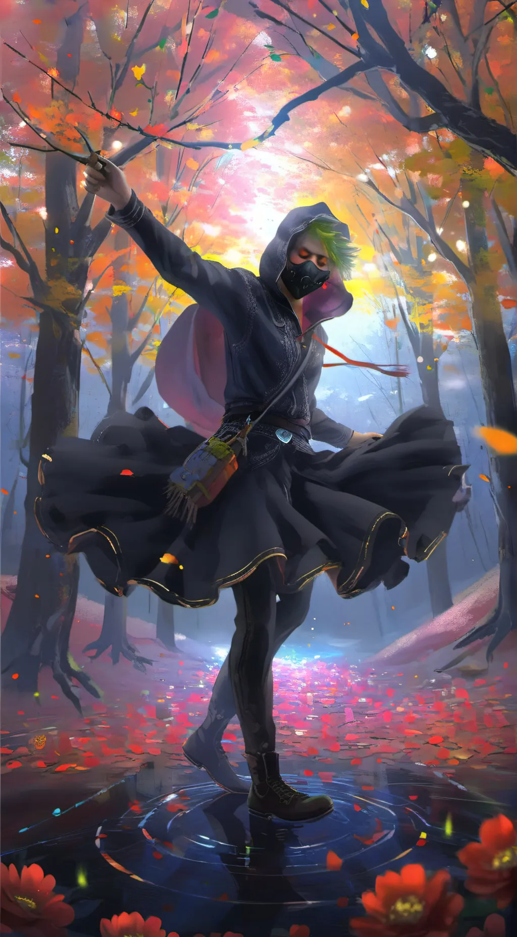 ai character: Forgetful_Gecko  background