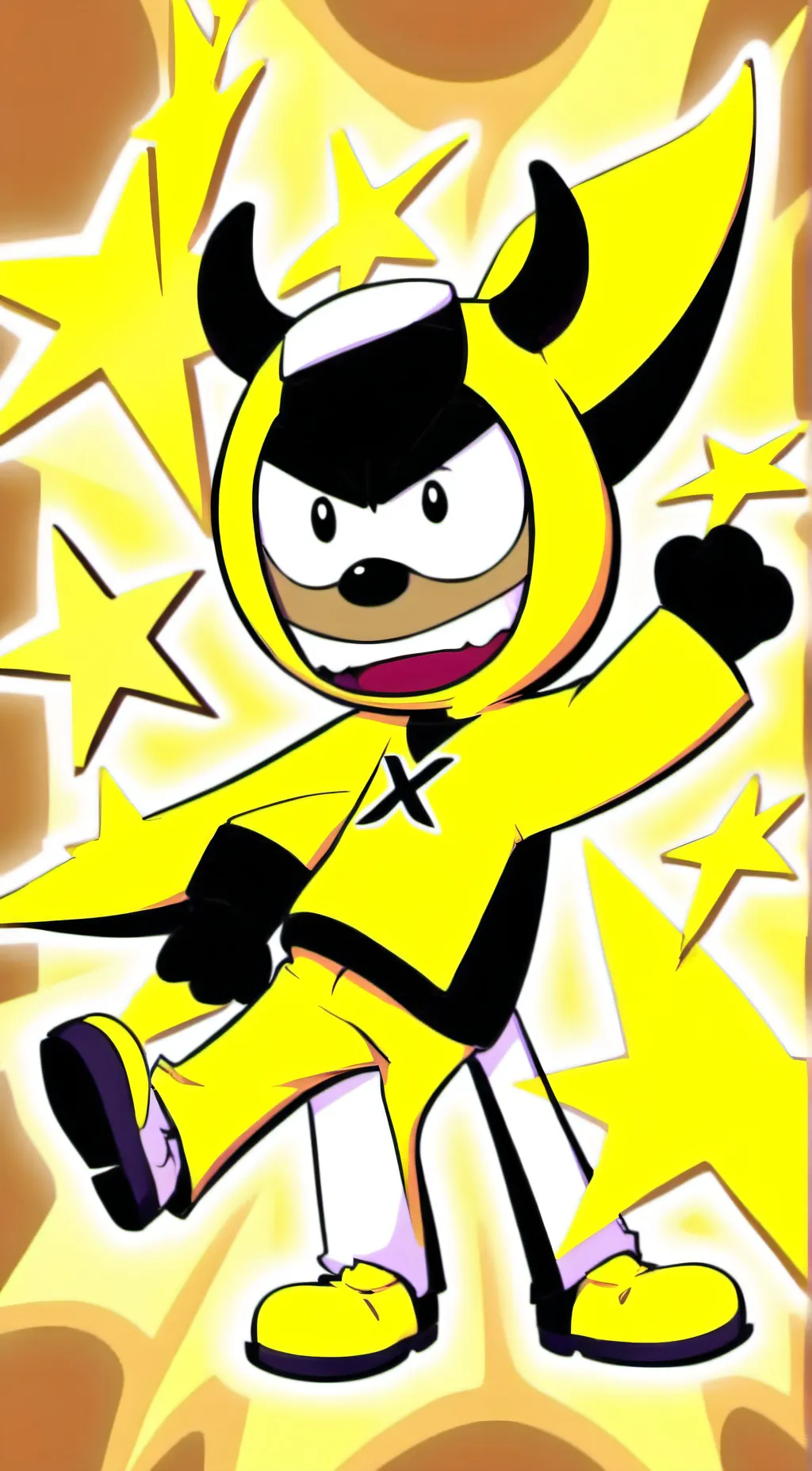 ai character: 🔆X🔅 background