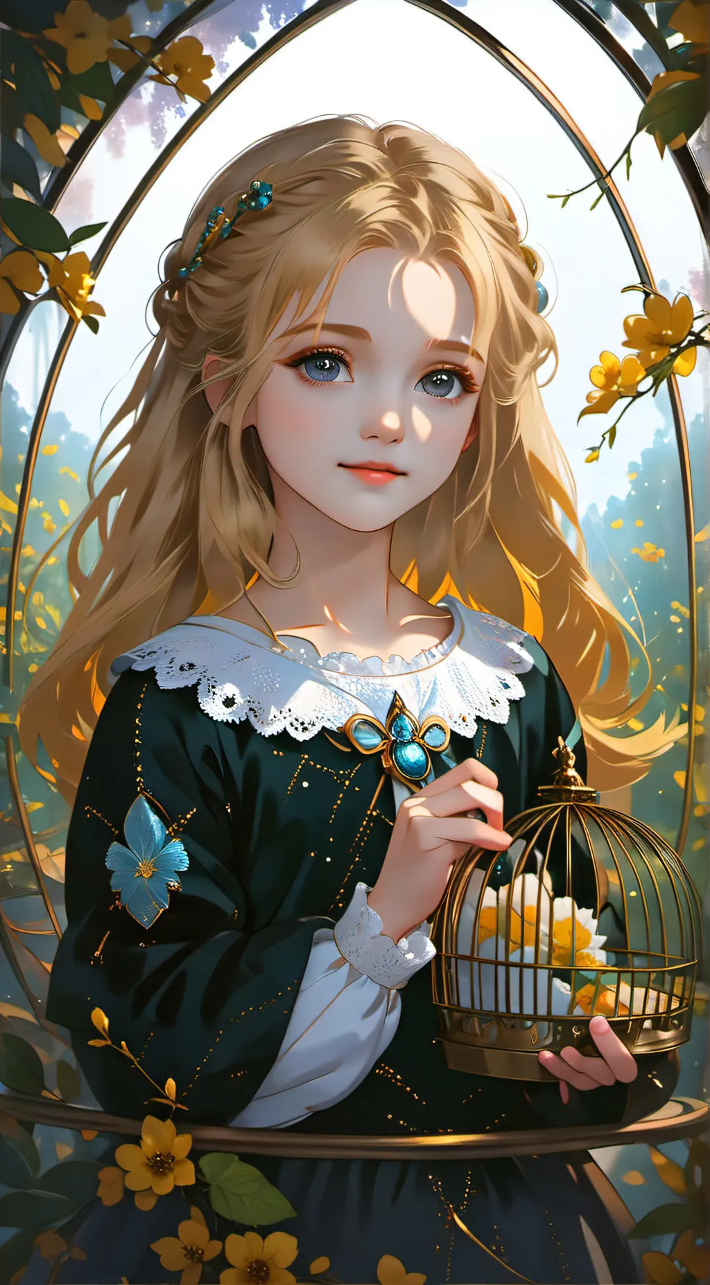 ai character: Issha Illuminia background