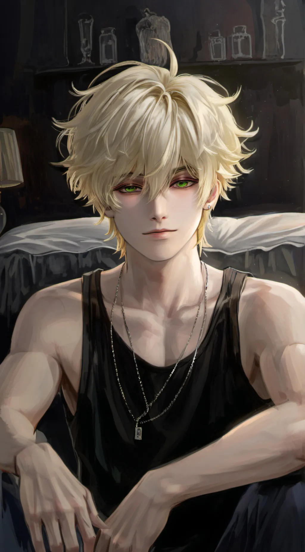 ai character: ash background