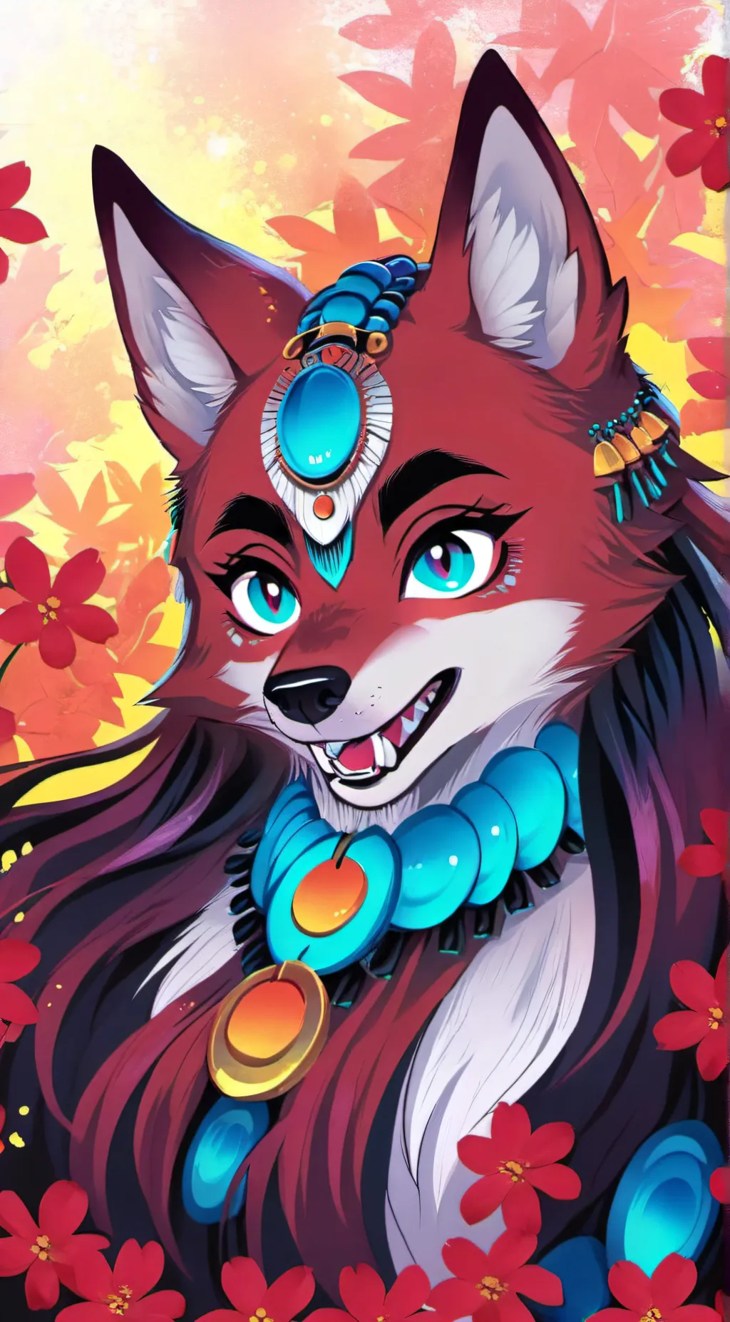 ai character: Roxanne  background