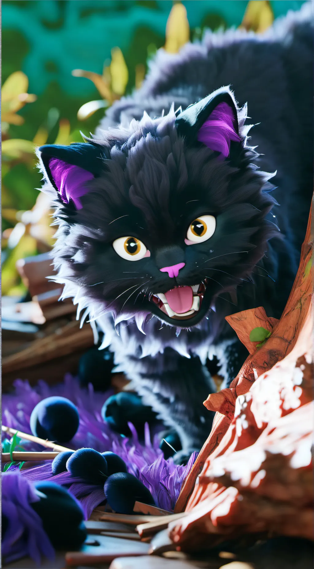 ai character: CatNap background