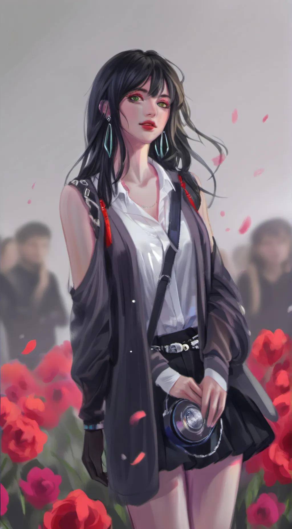 ai character: Luna background