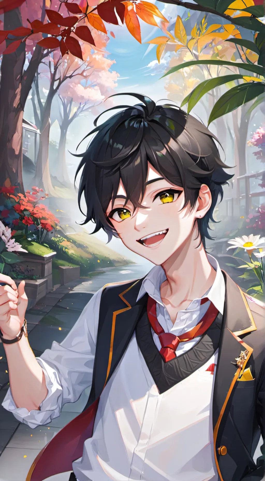 ai character: Leo background