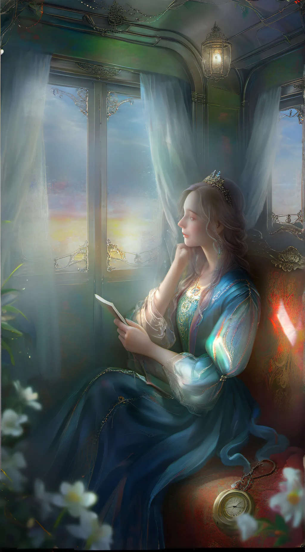 ai character: Jennifer  background