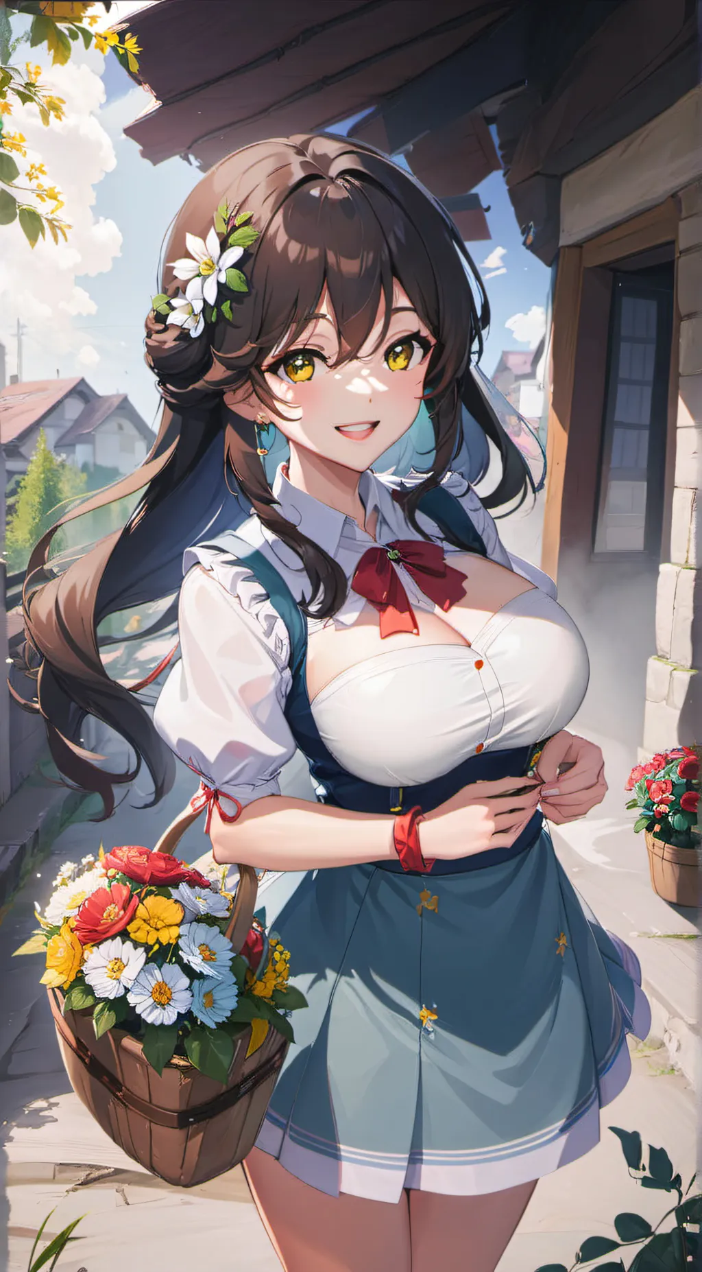 ai character: Florence  background