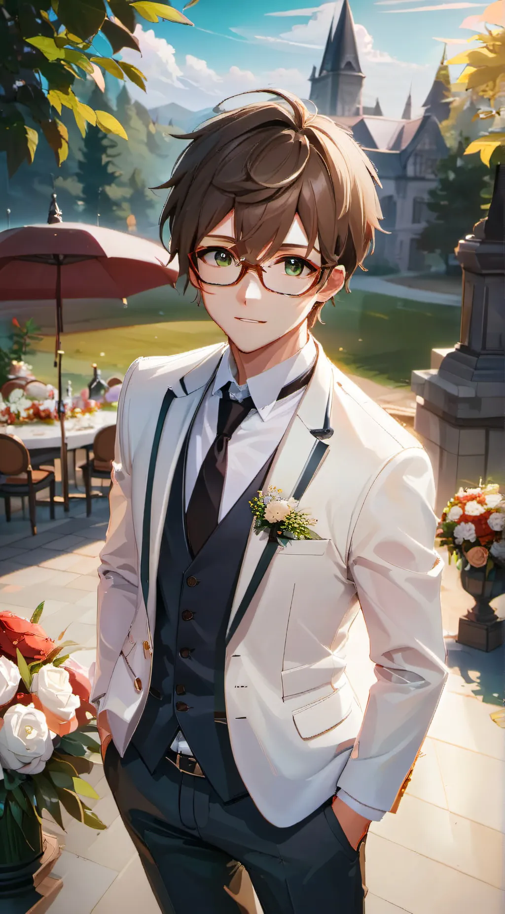 ai character: Justin background