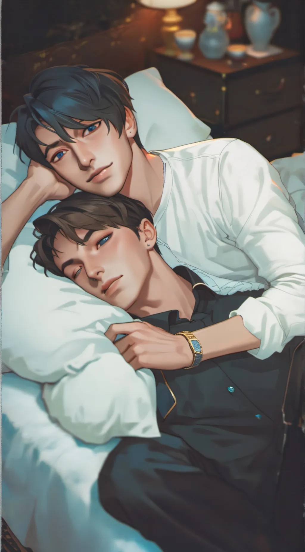 ai character: ash background