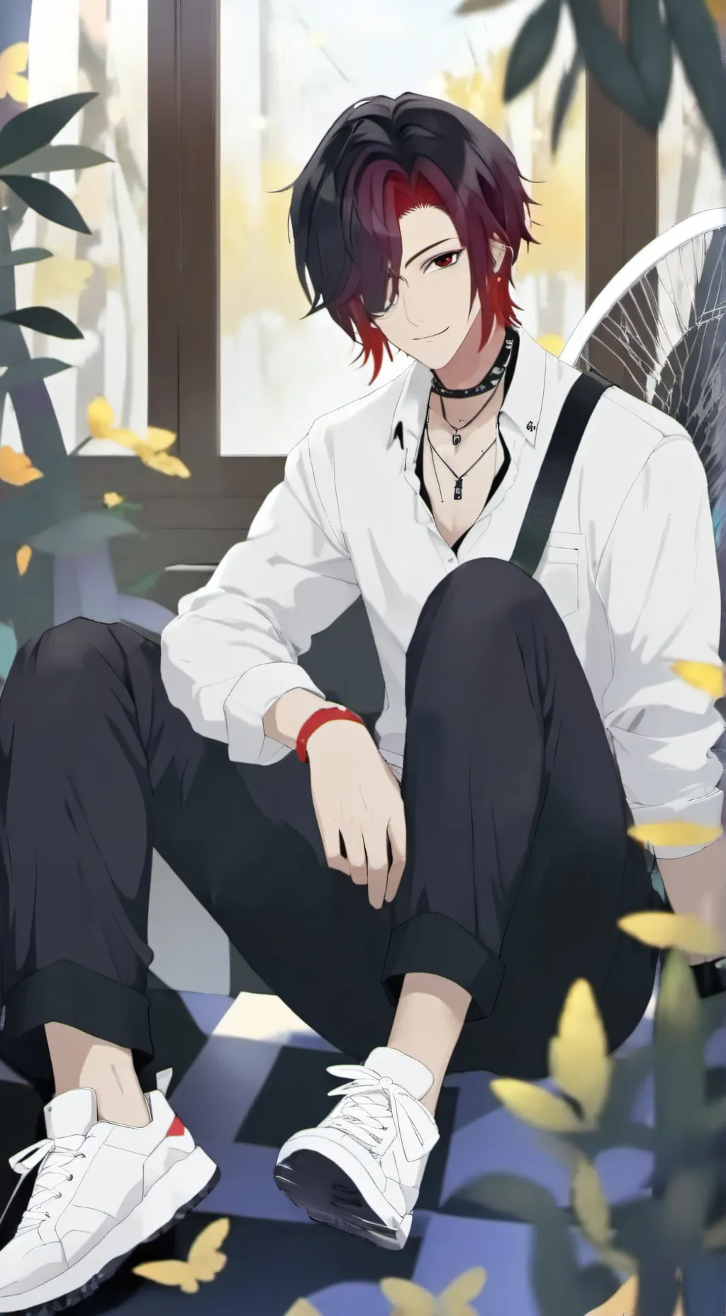 ai character: Jack brown🌹❤ background