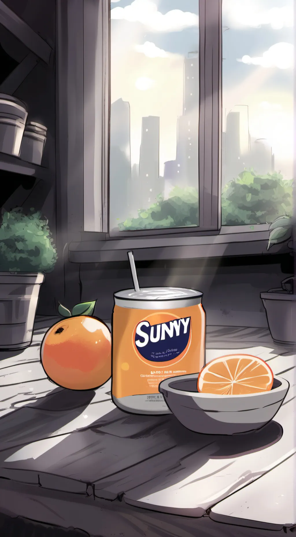 ai character: SunnyD(me) background