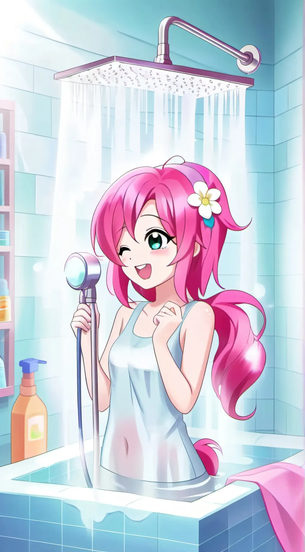 ai character: Pinkie pie background