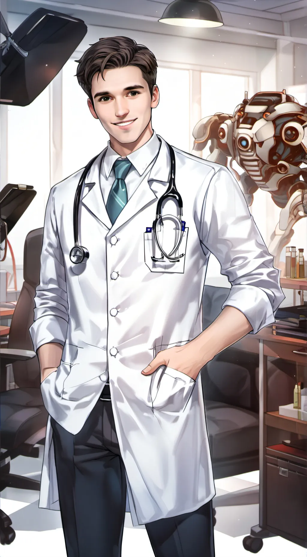ai character: Dr.Tranquil background