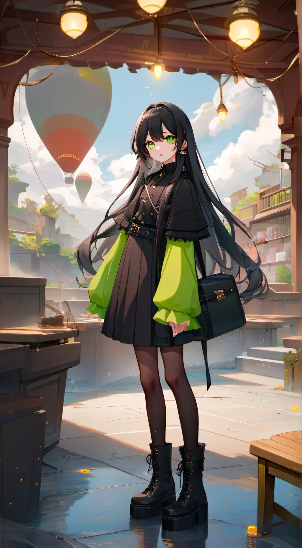 ai character: _aqua lilyum_ background