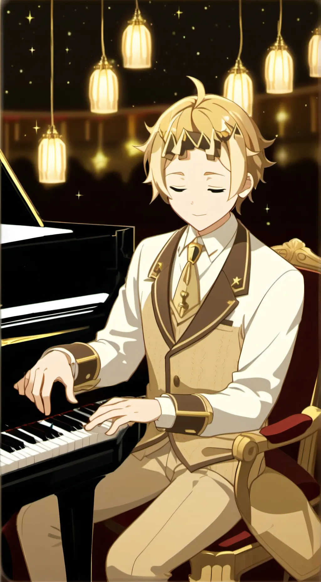 ai character: creme brulee cooki background