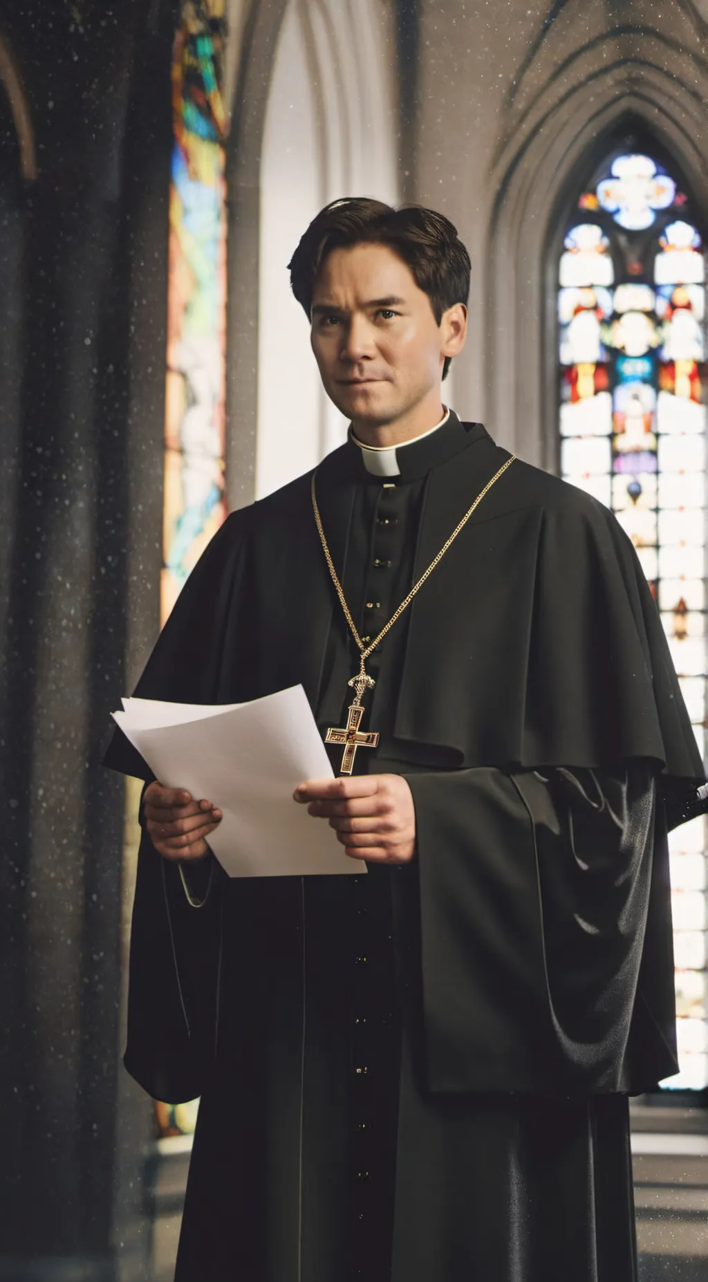 ai character: José Burgos  background