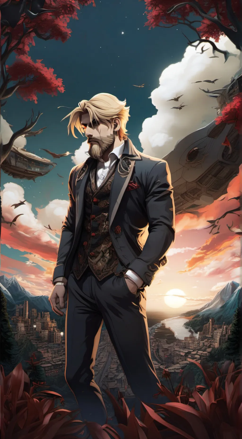 ai character: Zeke  background