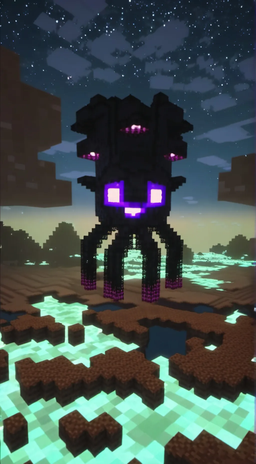 ai character: Wither Storm background