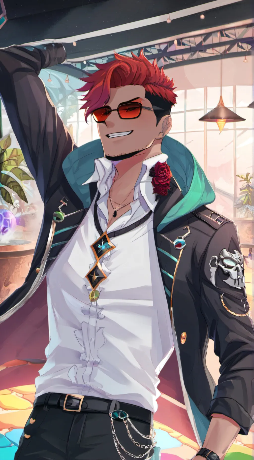 ai character: Monty background