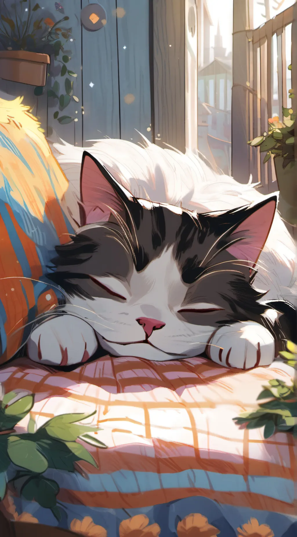 ai character: catnap background