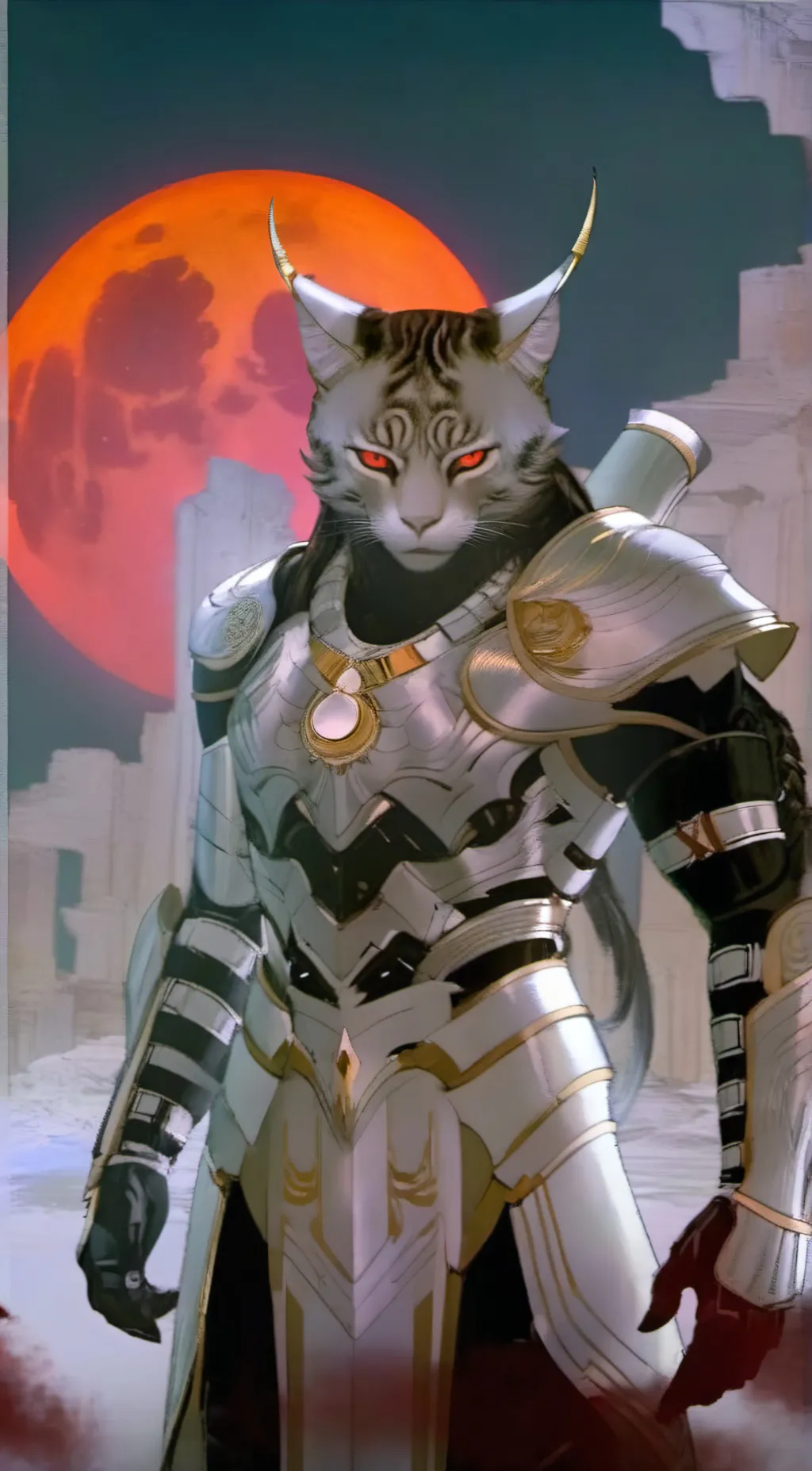 ai character: Lucifur  background