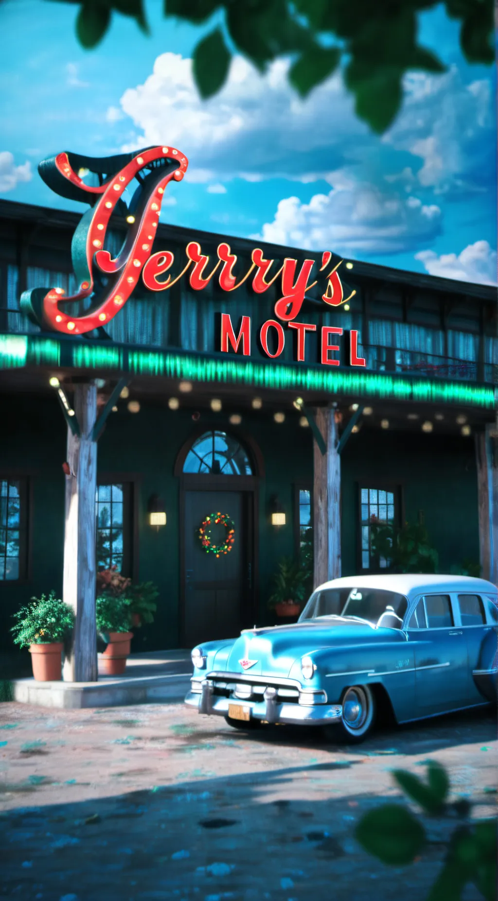 ai character: Jerry's motel background