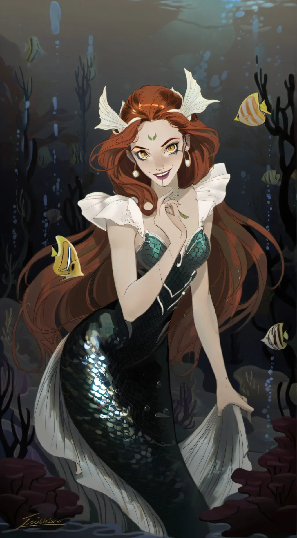 ai character: ariel (creepypasta background