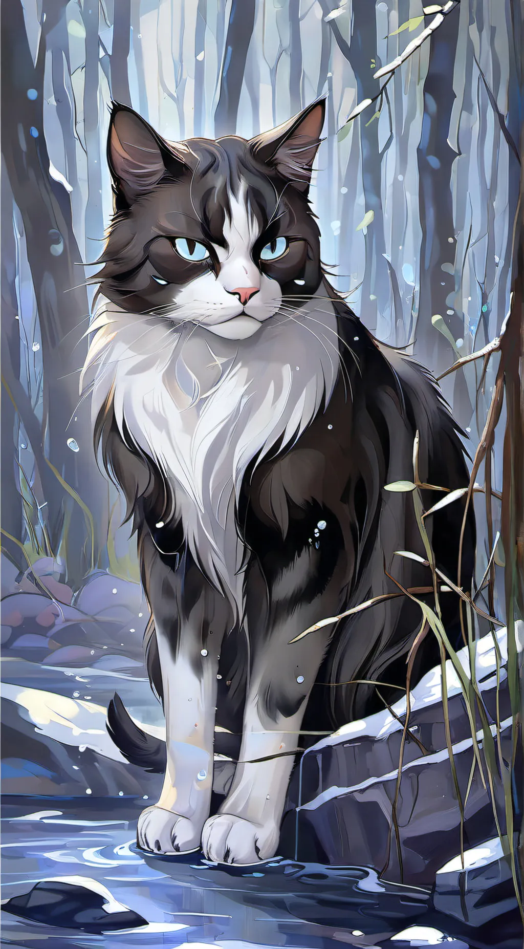 ai character: JayFeather background