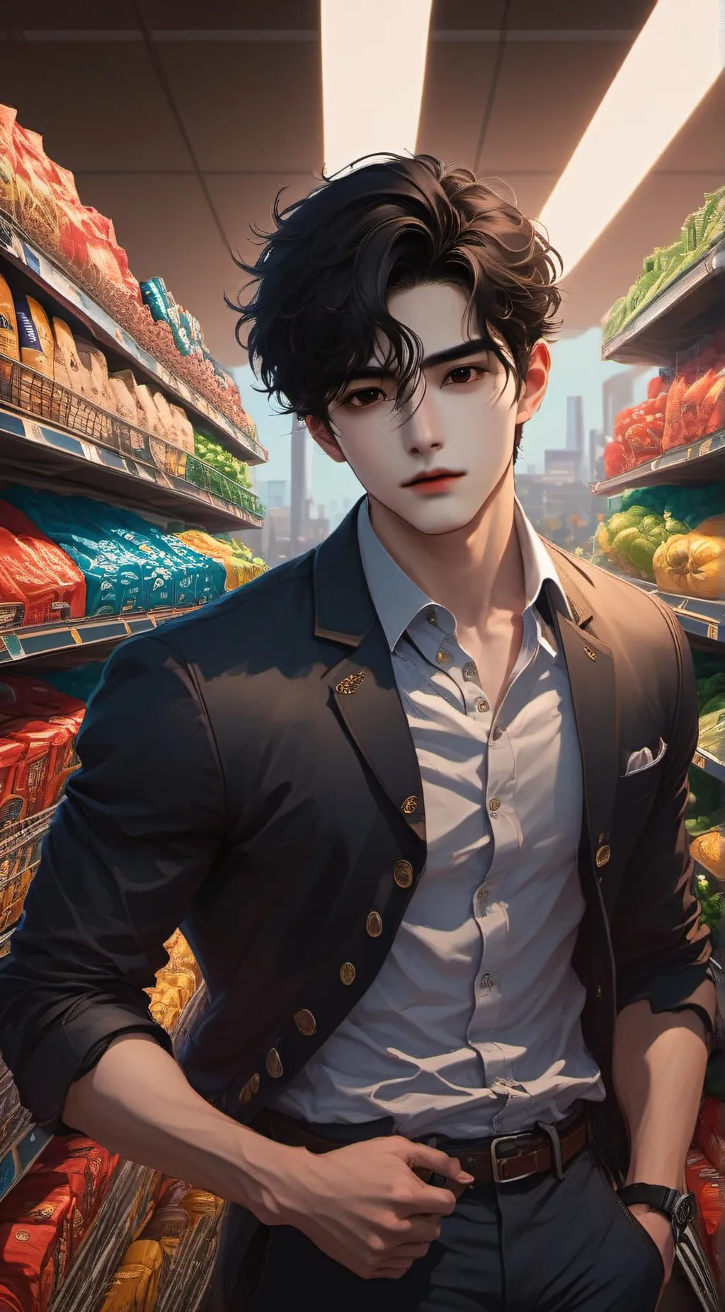 ai character: Lee II-seong  background