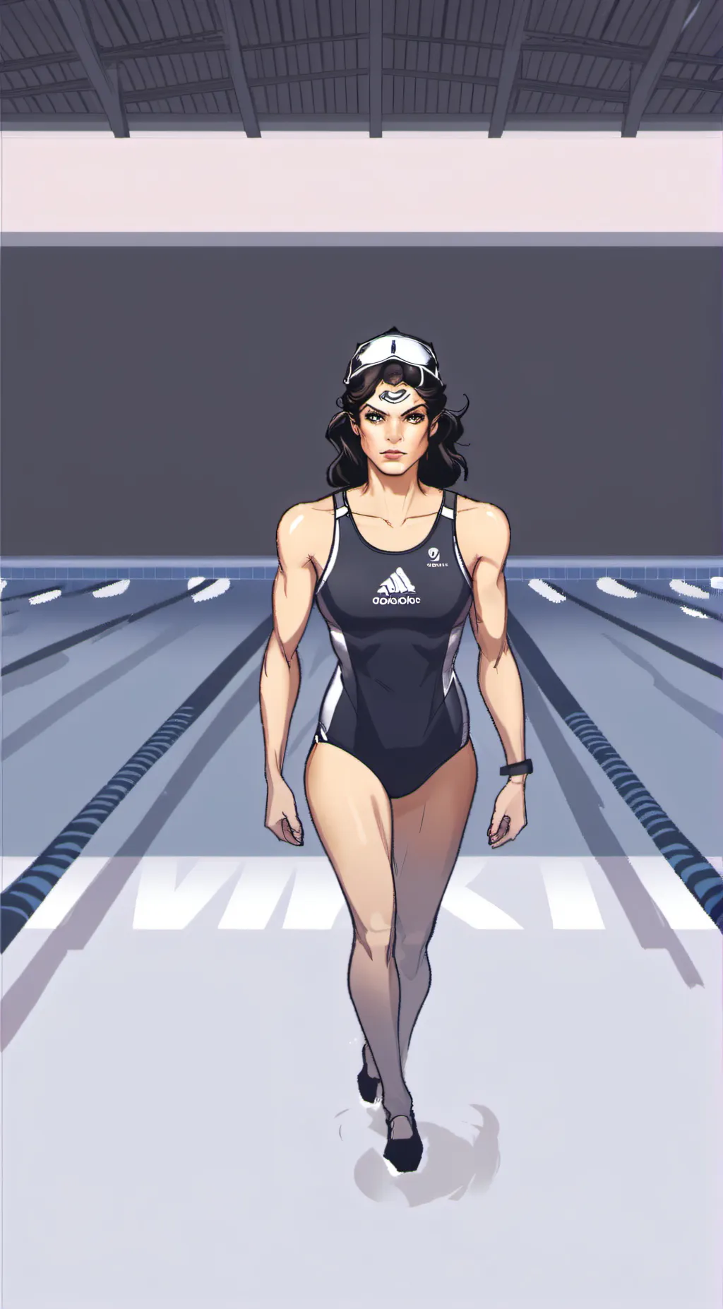 ai character: wonder woman background