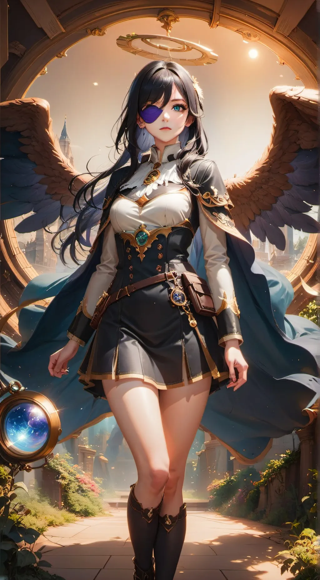 ai character: Gabrielle Temor background