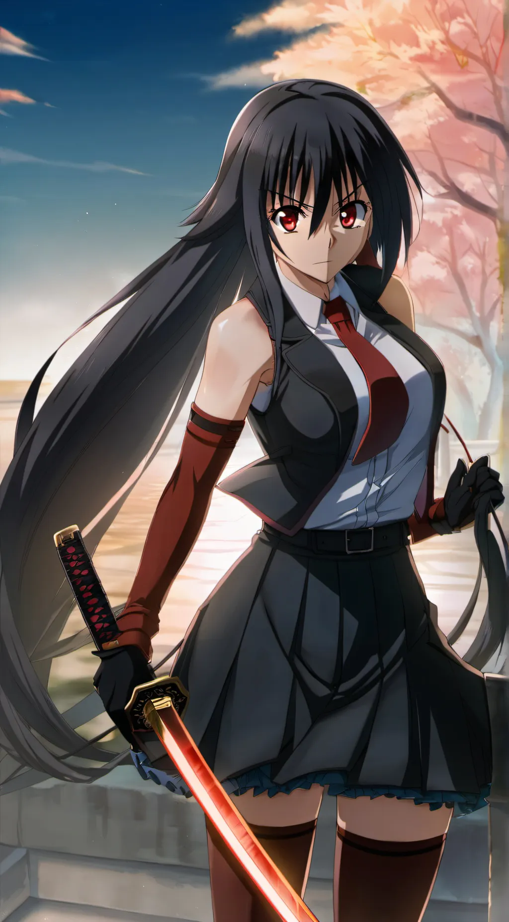 ai character: Akame background