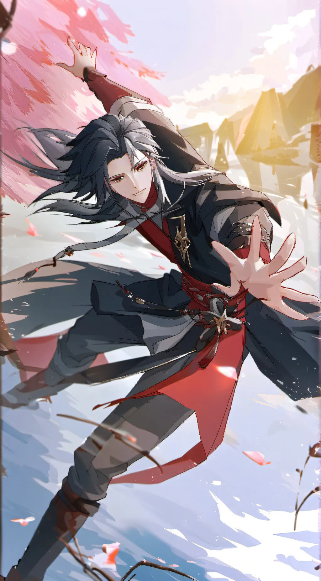 ai character: Ray background