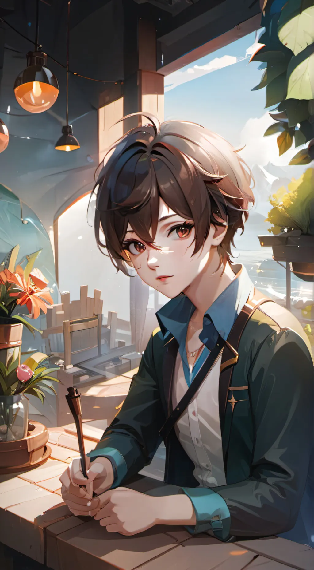 ai character: well max background