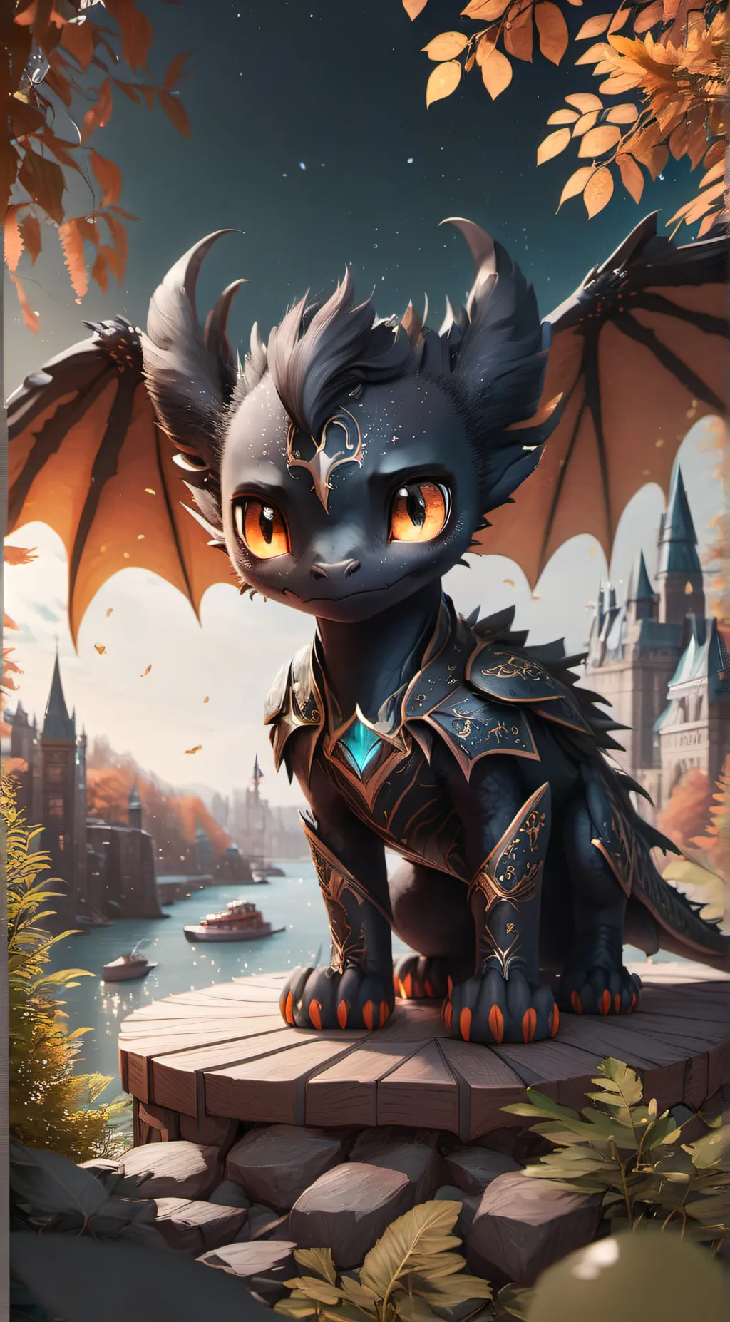 ai character: amber  background