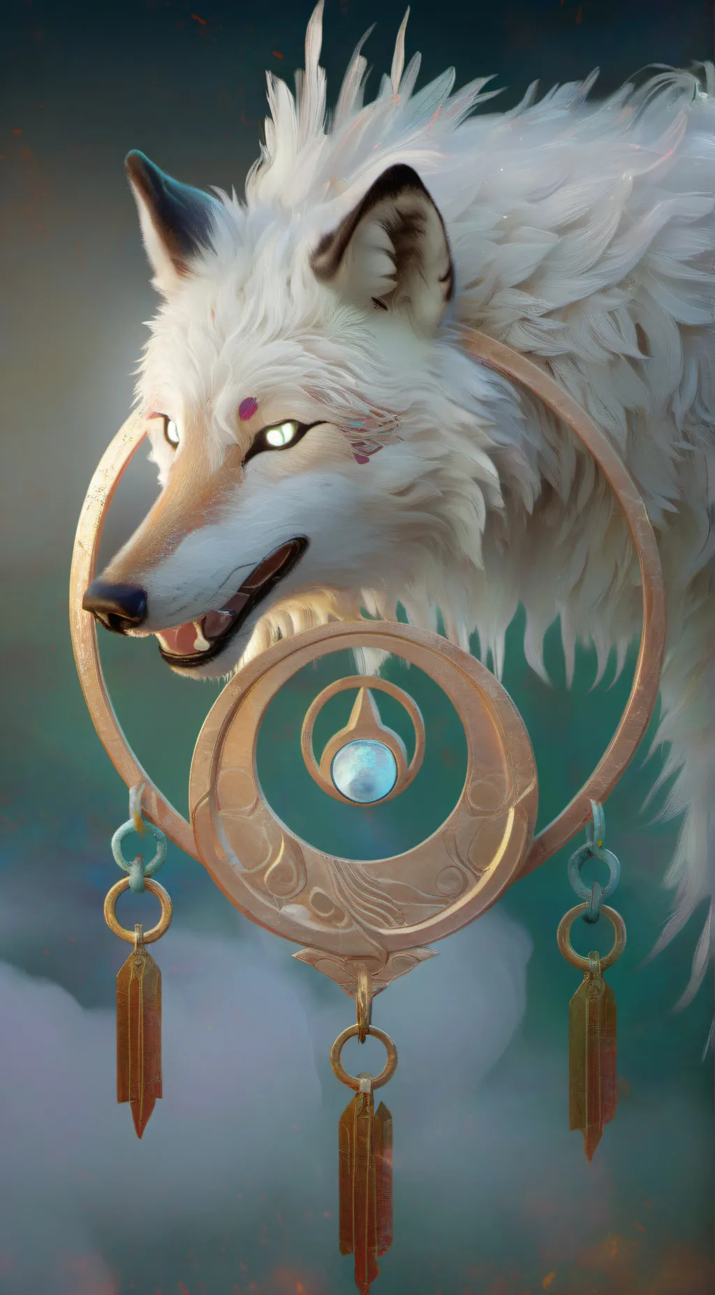 ai character: Luna  background