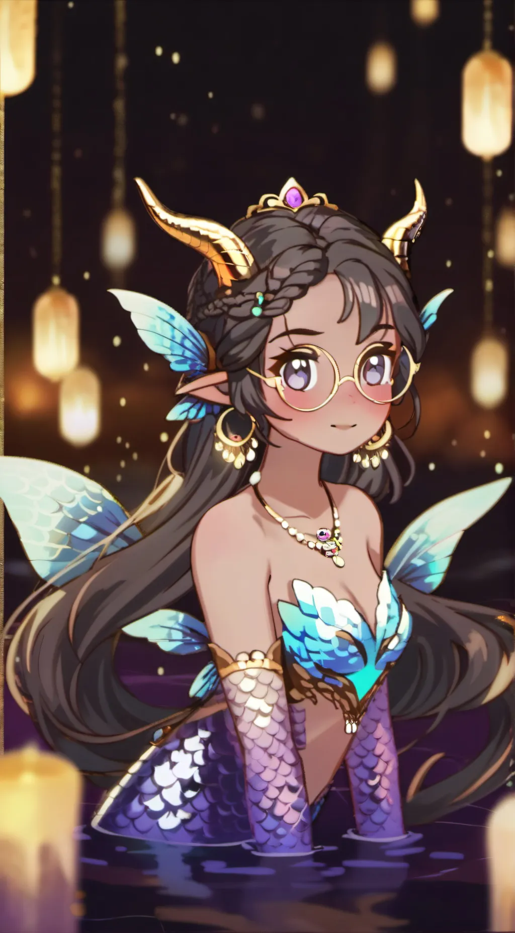 ai character: Melody  background