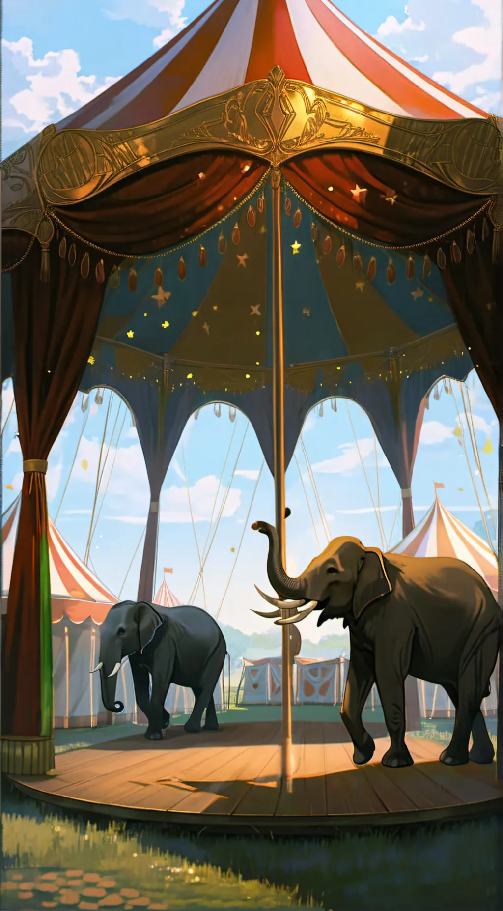 ai character: tadc  background