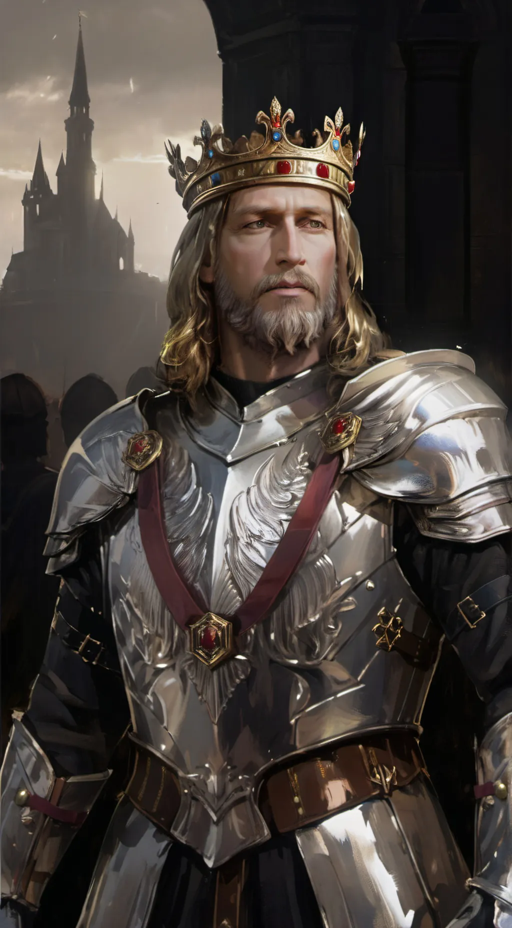 ai character: King Arthur background
